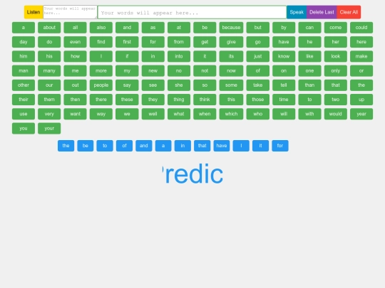 predict/quickCom screenshot