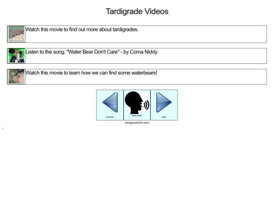 tardigrades/tardigrade03Testing screenshot