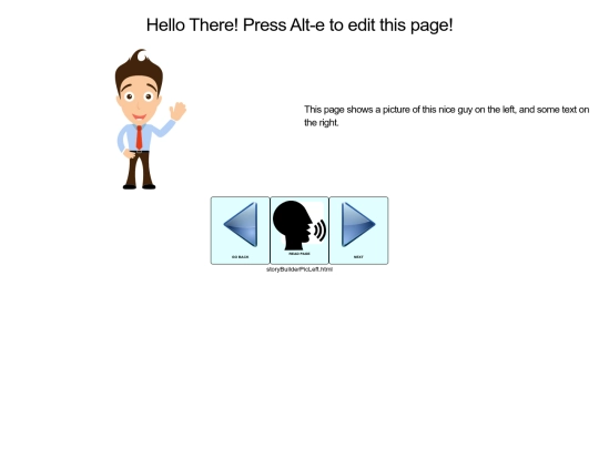 templates/storyBuilderPicLeft screenshot