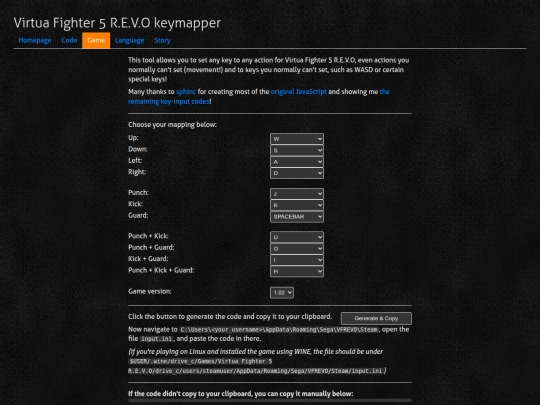 page/game/virtua-fighter-5-r-e-v-o-keymapper screenshot