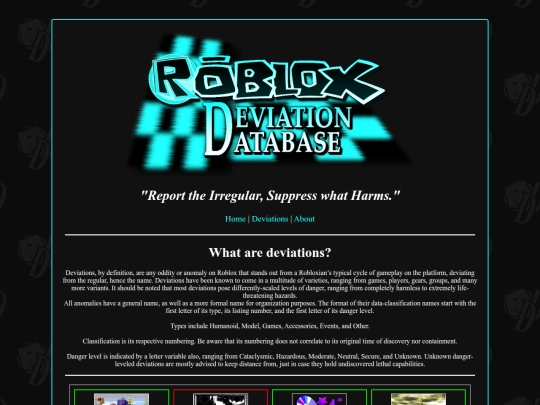 deviations screenshot