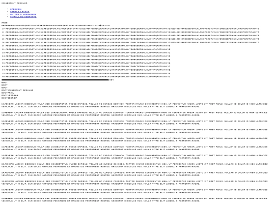 fuente/000webfont-demo screenshot