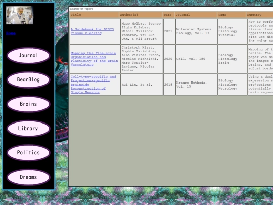 Neuroscience/NS_Pages/Papers screenshot