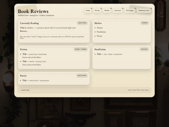 pages/books screenshot