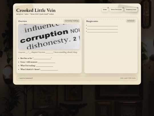 pages/books/crooked-little-vein screenshot