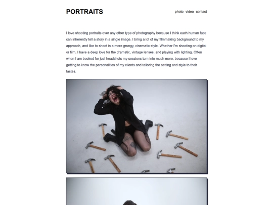 portraits screenshot