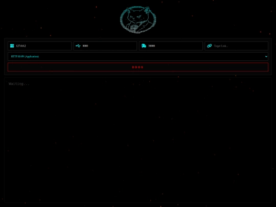 DDoS screenshot