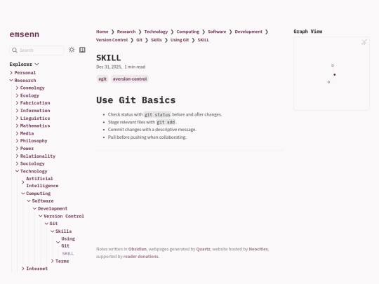 Research/Technology/Computing/Software/Development/Version-Control/Git/Skills/Using-Git/SKILL screenshot