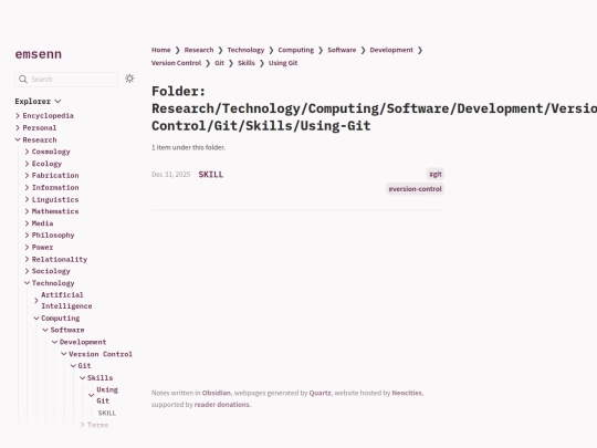 Research/Technology/Computing/Software/Development/Version-Control/Git/Skills/Using-Git screenshot