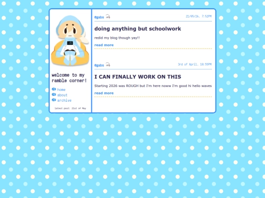 blog screenshot