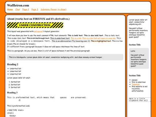 index screenshot