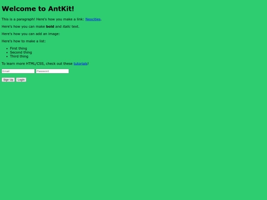 index screenshot