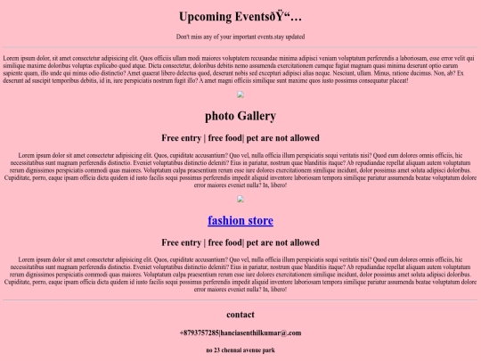 Hancia senthilkumar/event screenshot