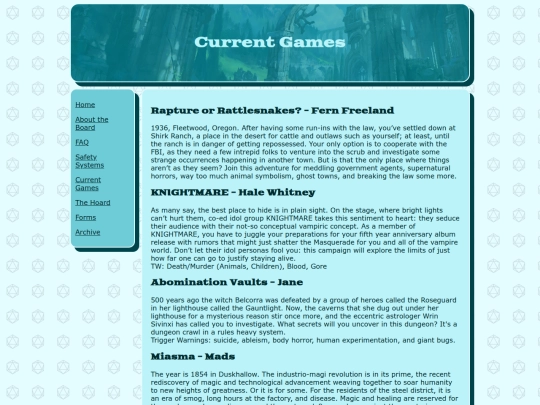current-games screenshot
