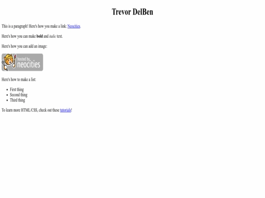 index screenshot