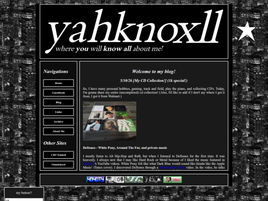 blog screenshot
