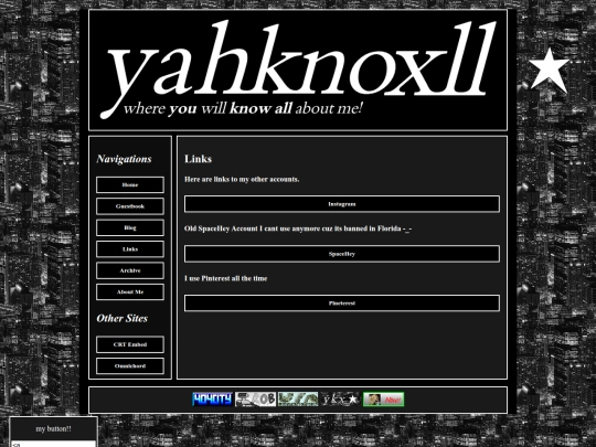 links screenshot