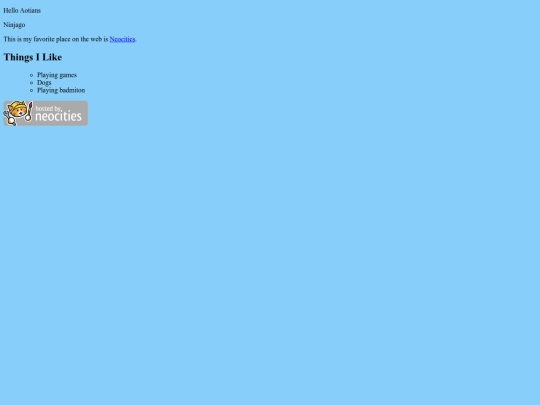index screenshot