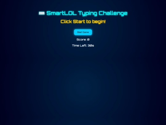 typing screenshot