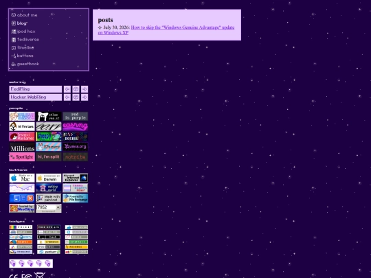 posts screenshot