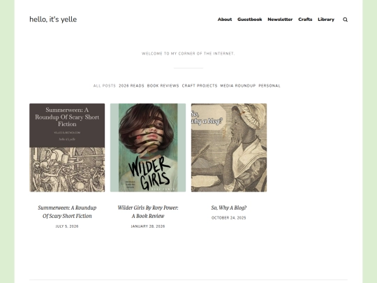 blog screenshot