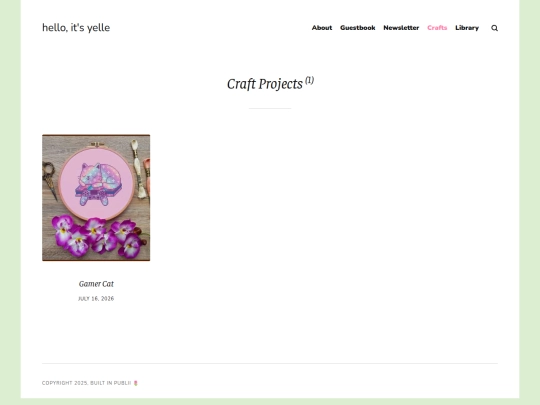 tags/craft-projects screenshot