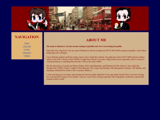aboutpage screenshot