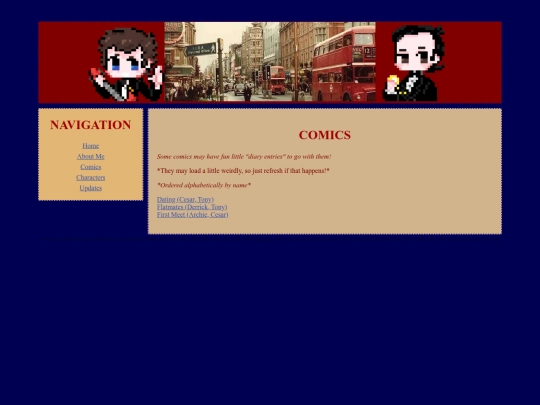 comicspage screenshot