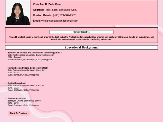 education screenshot