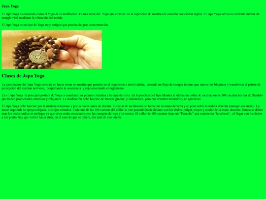 INFORMATICA/Japa Yoga screenshot