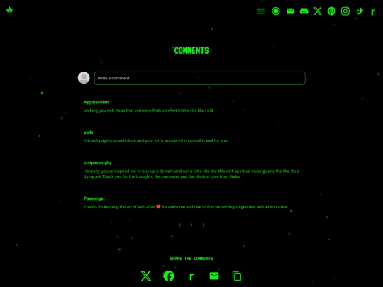 comments screenshot