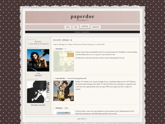 medialog/music screenshot