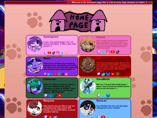 streamers screenshot