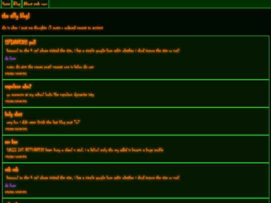 blog screenshot