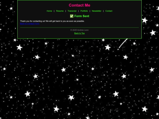 confirmation screenshot