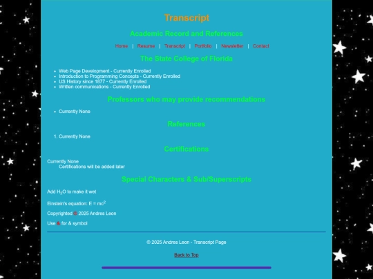 transcript screenshot