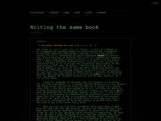 blog/writing-the-same-book screenshot