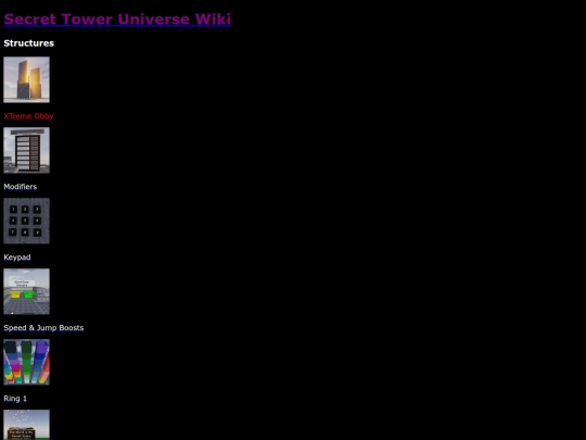 Structures screenshot