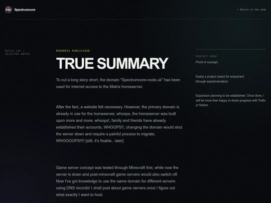pages/logs screenshot