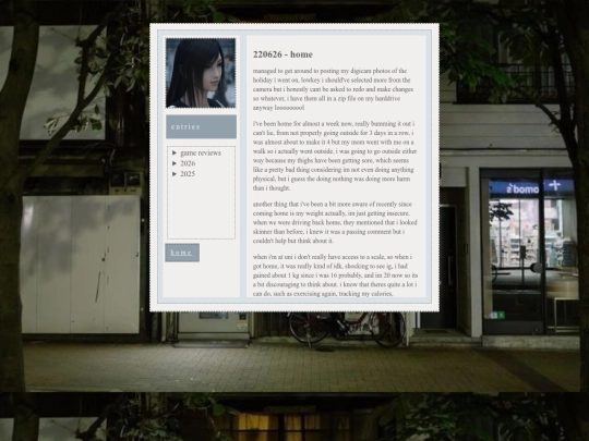 blog screenshot