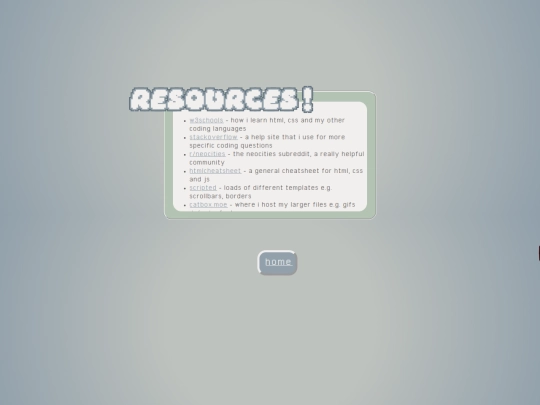 resources screenshot