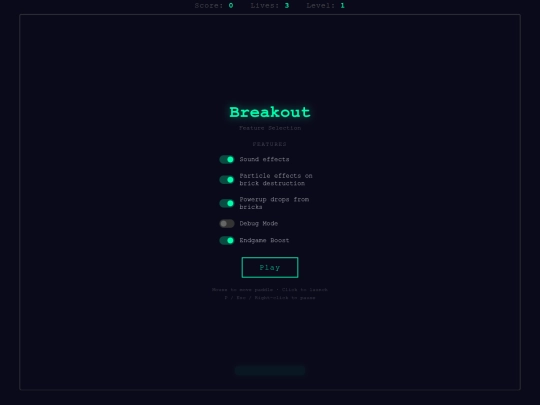 breakout screenshot