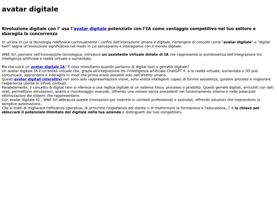 avatardigitale screenshot
