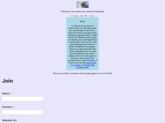 index screenshot