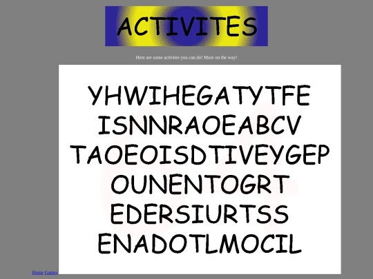 activites screenshot