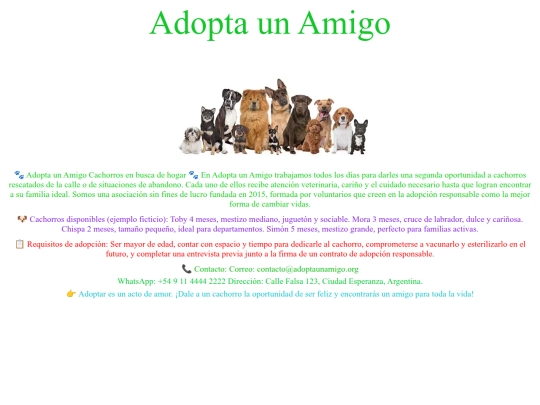 index screenshot