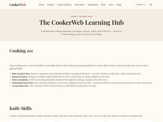 learn screenshot