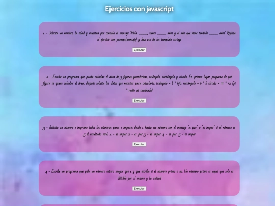 EjerciciosJS screenshot