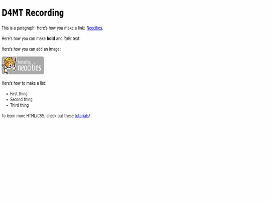 index screenshot