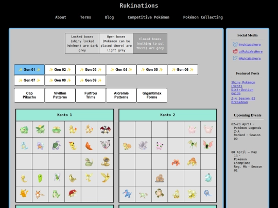 Pokemon-Collecting/Rukis-Collection/Rukis-PC screenshot
